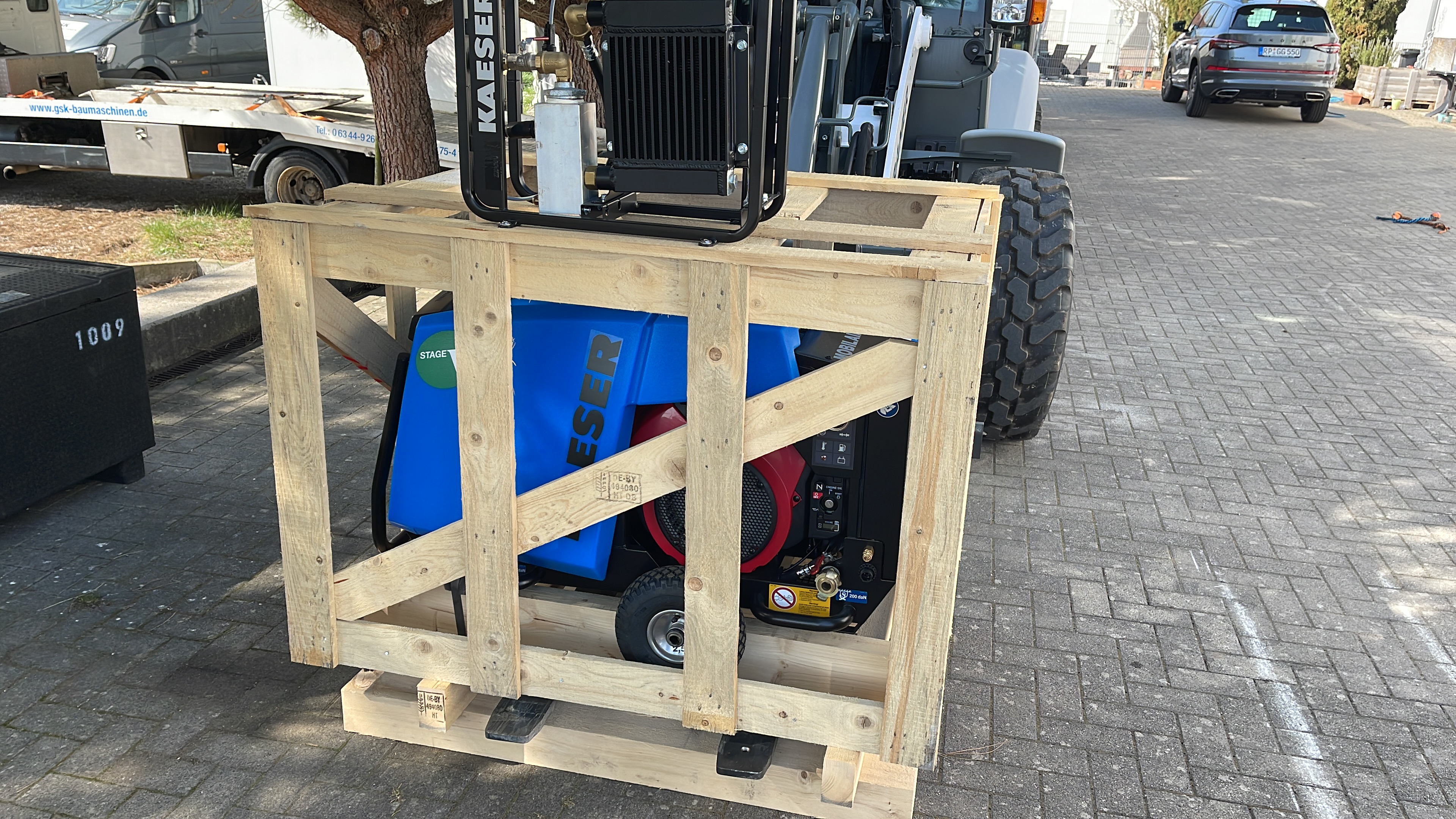 2 St. sofort Verfügbar / Kaeser M17 Baukompressor mit NK /WA