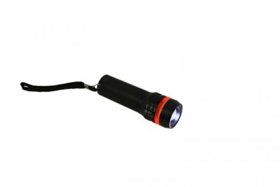 LED-Taschenlampe 120 lm, mit Zoomfunktion, Display a 12 Stck, inkl. 3 x AAA Batterie