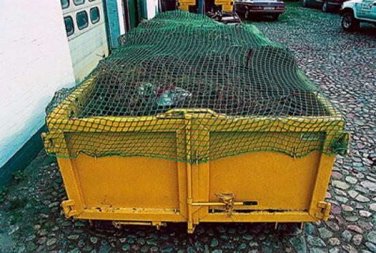 Anhnger-/Containerabdecknetz 1,50 x 2,20 m Maschenweite 35 x 35 x 2,7 mm, Polypropylen