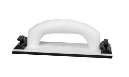 PVC-Handschleifer, wei, Schnellspannvorrichtung, 230 x 81 mm