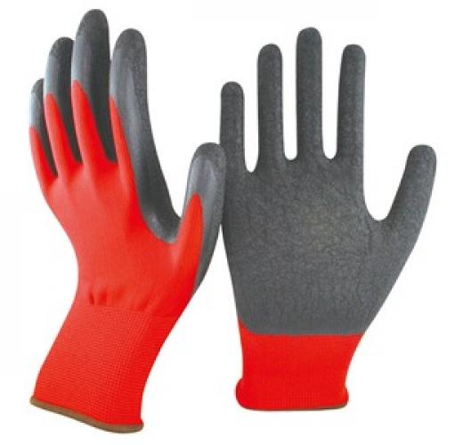 MMXX Nylon-Handschuh good-touch, Gr. 9, EN 388, mit Latexschaum, SB-Karte