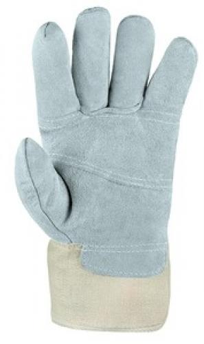 Handschuhe Rindspaltleder, natur,  Standard, Gr. 10,5