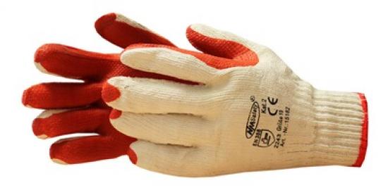 Strick-Handschuh, orange,  Gr. 10