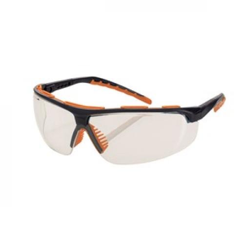 Artispec 300 Schutzbrille navy-blue orange / clear