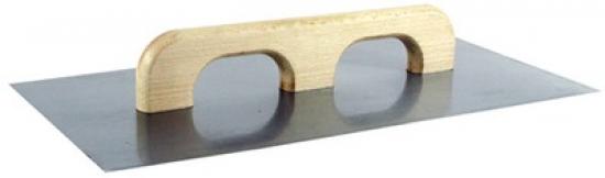MAURERFREUND Stahl-Aufziehplatte, Holzheft, 500x260x1,2 mm