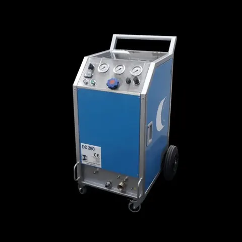 Deckert DC 280 dry ice blasting machine – abrasive blasting with vario grinder